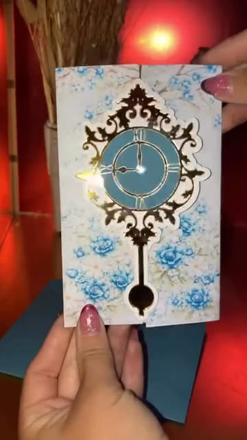 Invitación con reloj